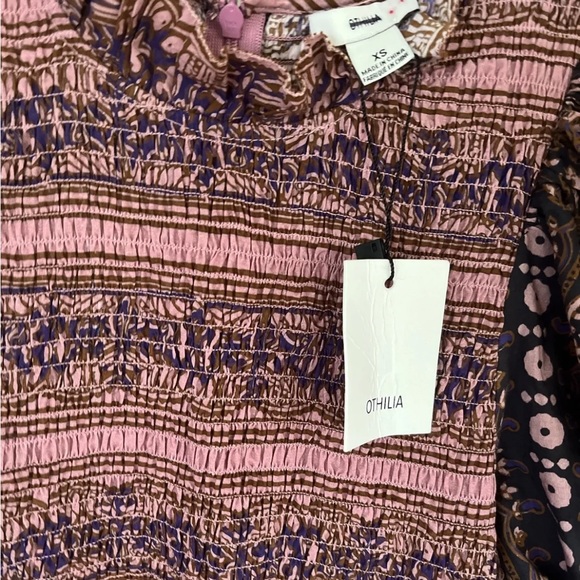 Anthropologie Bethanne Smocked Maxi Dress Size XS Othilia - Picture 2 of 6